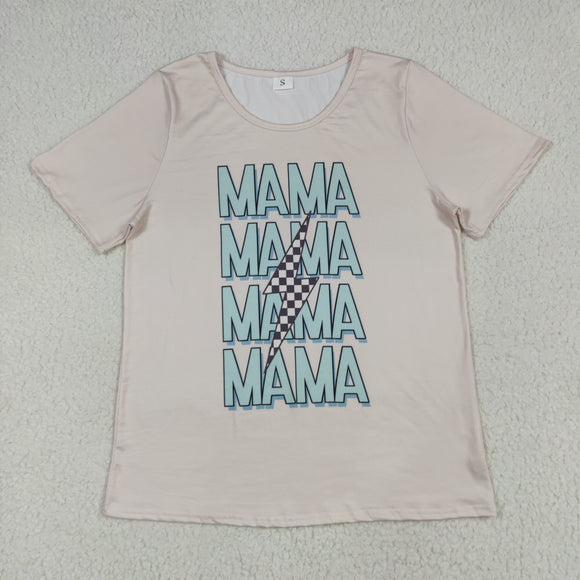 Mama Lightning Mommy & Me Adult Short Sleeve Top