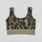 Army Green Camo Adult Top