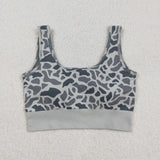Gray Camo Adult Top