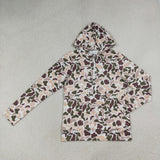 Adult Duck Deer Dog Brown Green Camo Zipper Women Hoodie Top