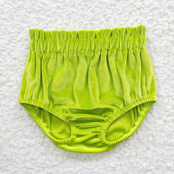 Velvet Green Christmas Bummies