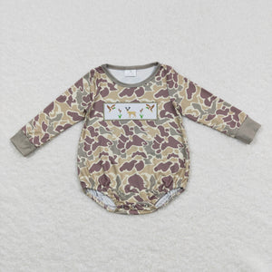 Duck Deer Camo Boys Fall Romper