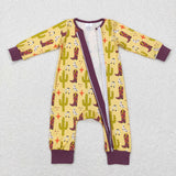 Boots Cactus Yellow Boys Fall Romper