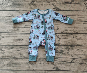 Pre-sale Rodeo Blue Boys Fall Romper