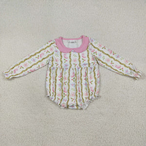 Gift Socks Pink White Girls Christmas Romper