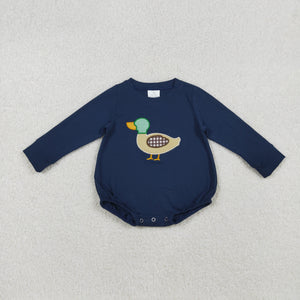Duck Navy Boys Fall Romper