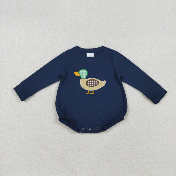 Duck Navy Boys Fall Romper