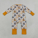 New Year Golden Boys Fall Romper