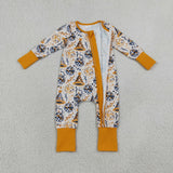 New Year Golden Boys Fall Romper