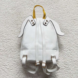 Cartoon Dolls White Backpack