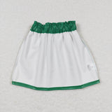 Leather Green Girls SKirts