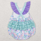 Conch Ruffles Girls Summer Romper