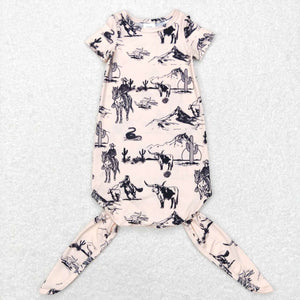 Rodeo Desert Night-Robe Baby Summer Romper