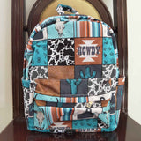 Howdy Aztec Cactus Plaid Backpack