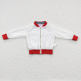 White Pink Sparkle Boys Jacket