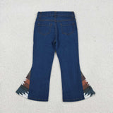 Aztec Flared Girls Jeans Pants