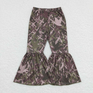 Camo Duck Girls Bell Bottoms Pants