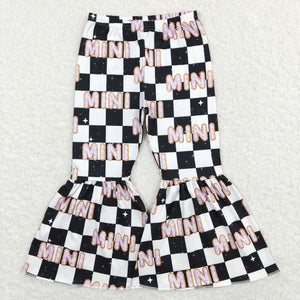 Mini Plaid Mommy & Me Bell Bottoms Girls Pants