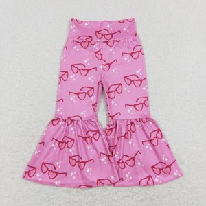 Glasses Hot Pink Girls Pants