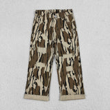 Army Green Camo Boys Jeans Pants