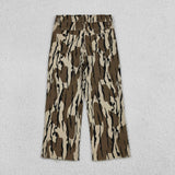 Army Green Camo Boys Jeans Pants