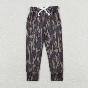 Army Green Camo Boys Pants