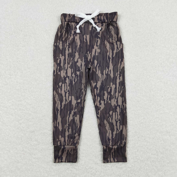 Army Green Camo Boys Pants