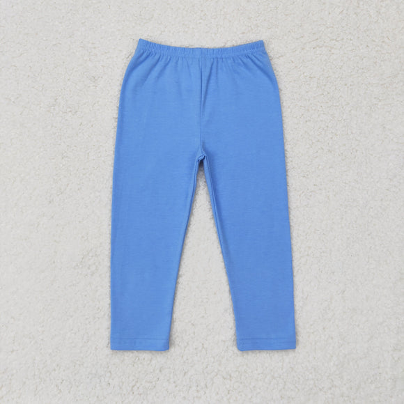 Solid Blue Legging Girls Pants