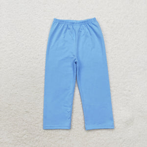 Solid Blue Boys Pants