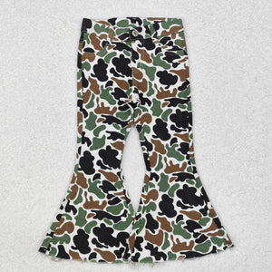 Kids Mommy & Me Camo Beige Girls Jeans Pants