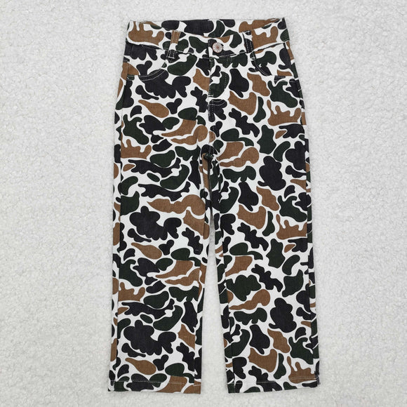 Camo Beige Boys Jeans Pants