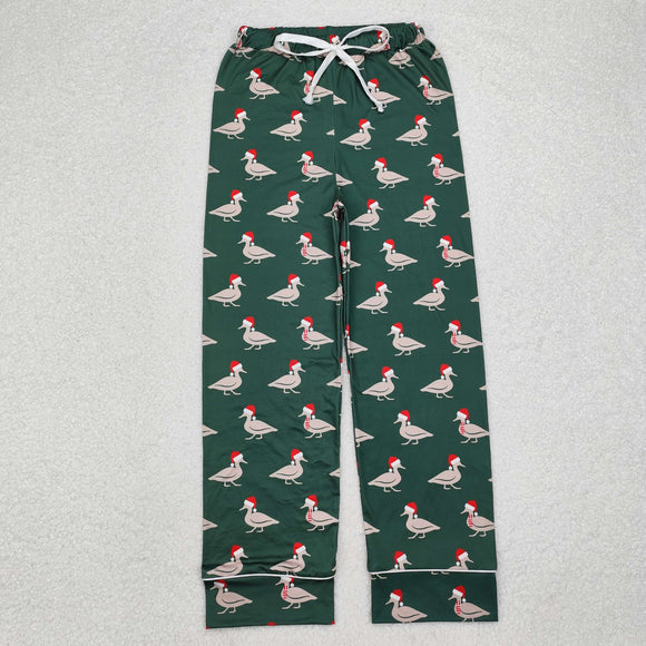 Adult Duck Green Men Christmas Pajamas