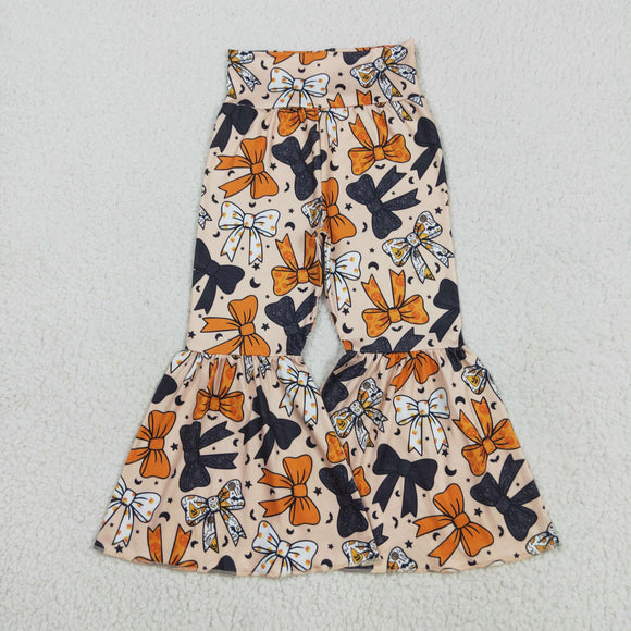 Bow Pattern Stars Girls Halloween Pants