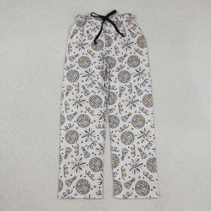 Adult Firework Mom New Year Pajamas Pants