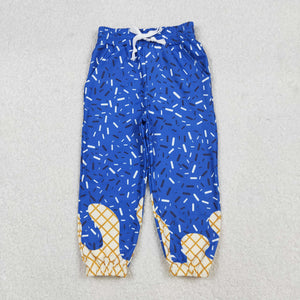 Waffle Ice cream Blue Athletic Boys Pants