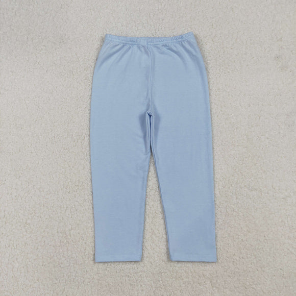 Solid Sky Blue Legging Girls Pants