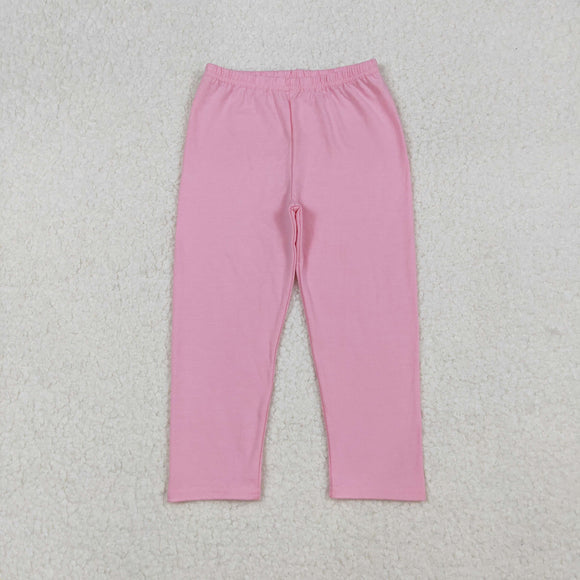 Solid Pink Legging Girls Pants