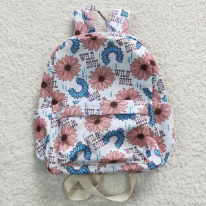 Wild Soul Floral Gem White Backpack