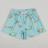 Duck Bluish-Green Boys Swimming Trunks