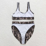 Green Camo Adult Swimsuits