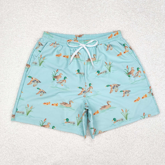 Adult Duck Bluish-Green Swimming Trunks