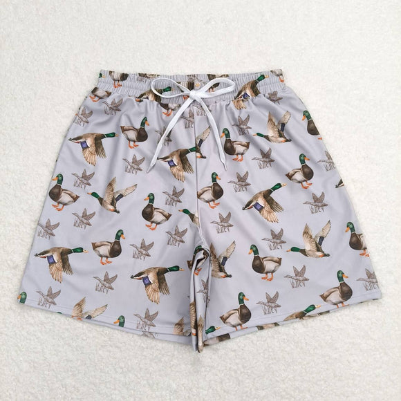 Adult Duck Gray Swimming Trunks