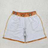 Adult Highland Cow Aztec Men Swimming Trunks