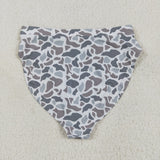 Gray Camo Adult Swimsuits-Top Bummie