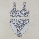 Gray Camo Adult Swimsuits
