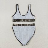 Army Green Camo Adult Swimsuits