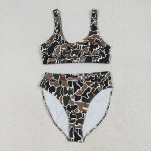 Camo Beige Adult Swimsuits