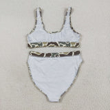 Camo Brown Green Adult Swimsuits