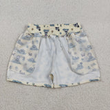 Shark Ball Beige Boy Swimming Trunks