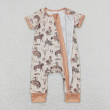 Rodeo Beige Boys Summer Romper